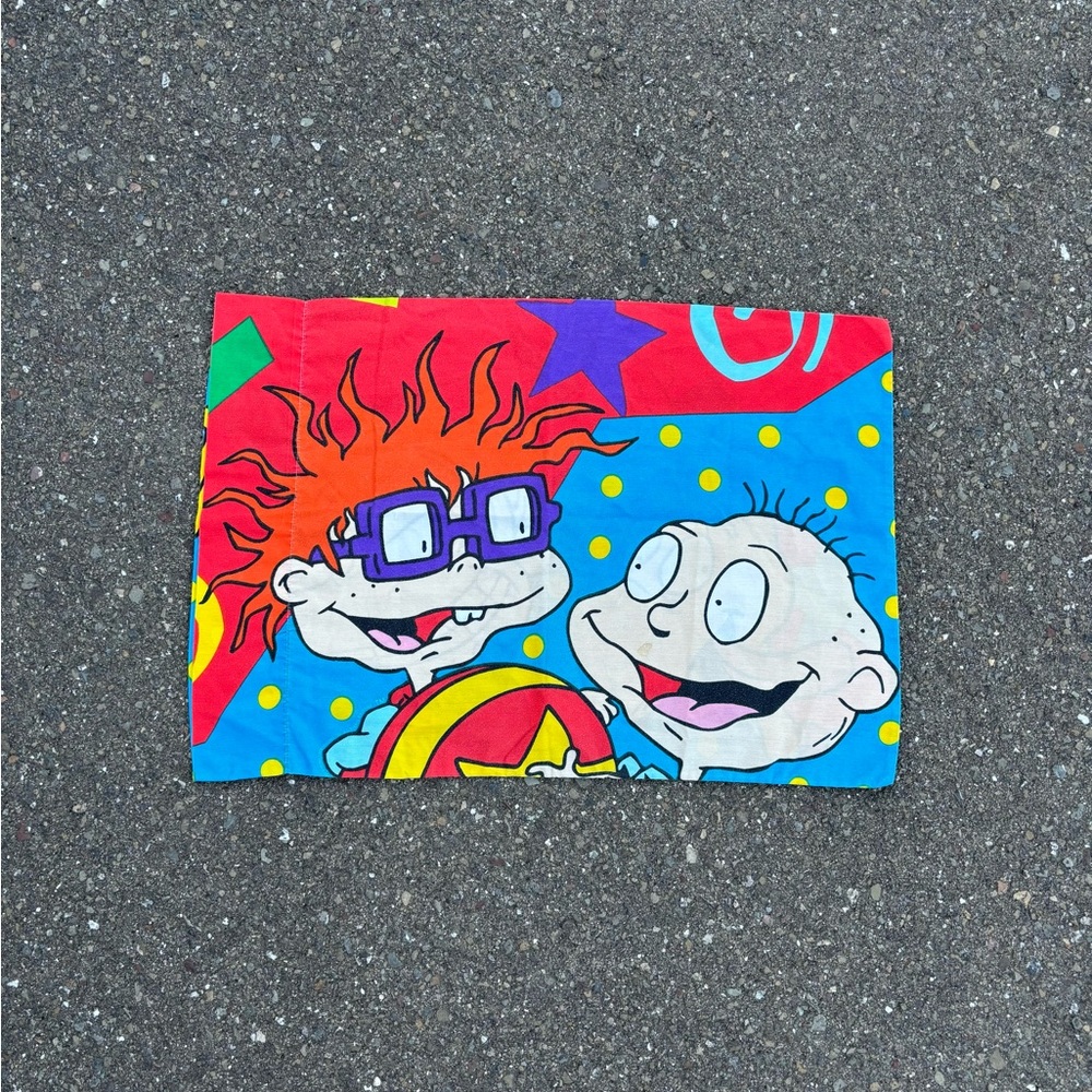 Vintage 90s Rugrats Pillowcase Bed Spread